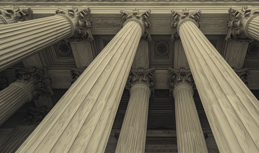 Courthouse columns